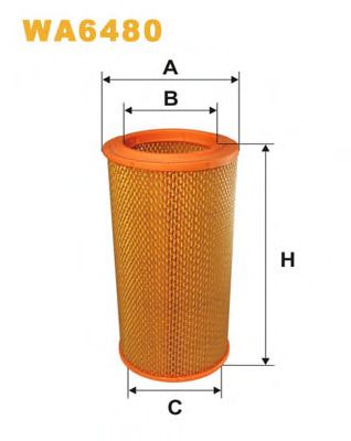 WIX FILTERS wa6480 -  Воздушный фильтр